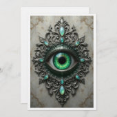 All Seeing Eye Brooch Card Bedankkaart (Voorkant / Achterkant)
