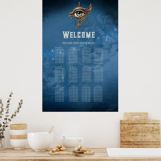 All-Seeing Eye of the Universe Poster (Keuken)