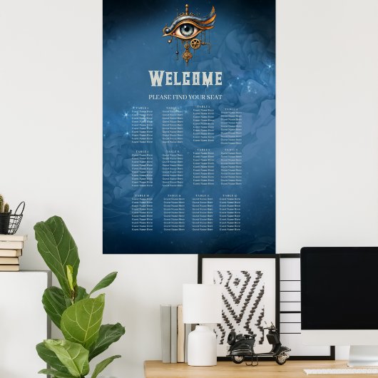 All-Seeing Eye of the Universe Poster (Thuiskantoor)