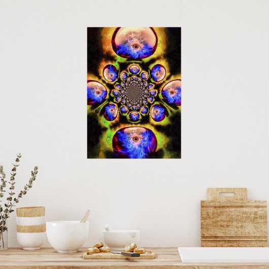 All seeing eye poster (Keuken)