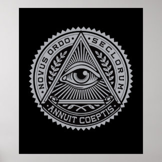 All seeing eye poster