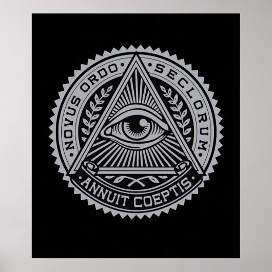 All seeing eye poster (Voorkant)