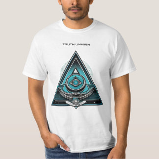 All-Seeing Eye Triangle - Mystieke geometrische ku T-shirt