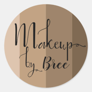 All Shades Foundation Skin Make Up Artiest Ronde Sticker