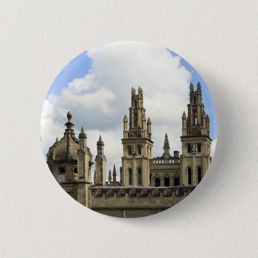 All Souls College, Oxford Ronde Button 5,7 Cm (Voorkant)