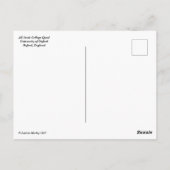 All Souls College, Universiteit van Oxford, Engela Briefkaart (Achterkant)