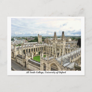 All Souls College, Universiteit van Oxford, Engela Briefkaart