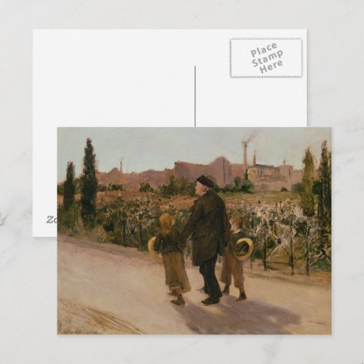 All Souls' Day, c.1882 Briefkaart (Voorkant / Achterkant)