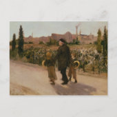 All Souls' Day, c.1882 Briefkaart (Voorkant)