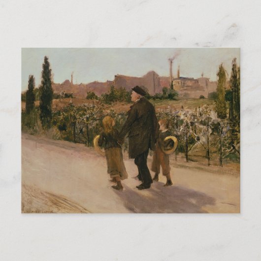 All Souls' Day, c.1882 Briefkaart (Voorkant)