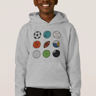 All Sports Balls Patroon Lange Mouwen
