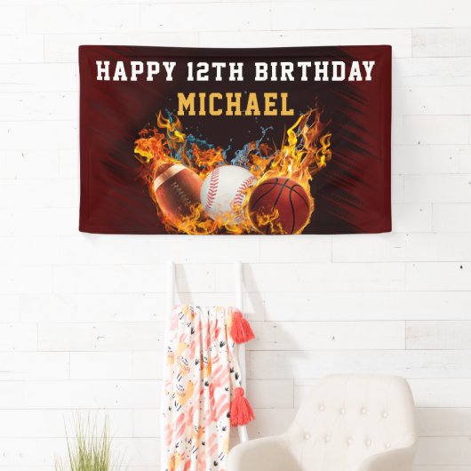 All-Sports verjaardagsfeestbanner | All-Sports col Spandoek (Insitu)