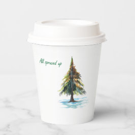 All spruced up papieren bekers