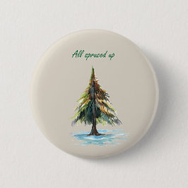 All spruced up ronde button 5,7 cm