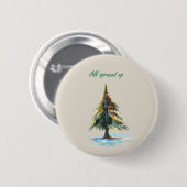 All spruced up ronde button 5,7 cm (Voorkant /achterkant)