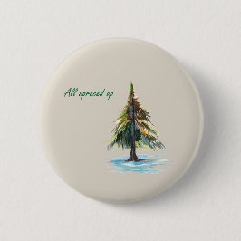 All spruced up ronde button 5,7 cm