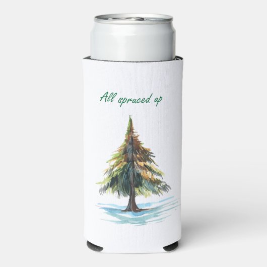 All spruced up seltzer blikjeskoeler (Seltzer Achterkant)