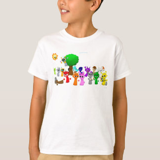 All Sprunki in 3D Simon Oren Funbot Pinki Wenda T-shirt