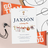 All Star 1e verjaardag | Basketbal Champ Verjaarda Kaart