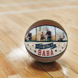 All-Star Baba Custom Photo Grandpa Basketbal