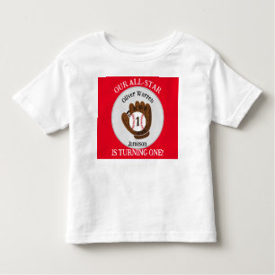 All-Star Baby Boy's 1e Verjaardag Baby shower Kinder Shirts