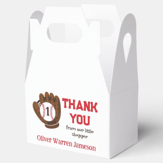 All-Star Baby Boy's 1e Verjaardag Dank u Bedankdoosjes (Geopend)