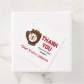 All-Star Baby Verjaardag Jongen dank u Bedankjes Labels (In situ)