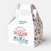 All-Star Baseball 1e Verjaardag Party Favoriete Bo Bedankdoosjes (Achterkant)