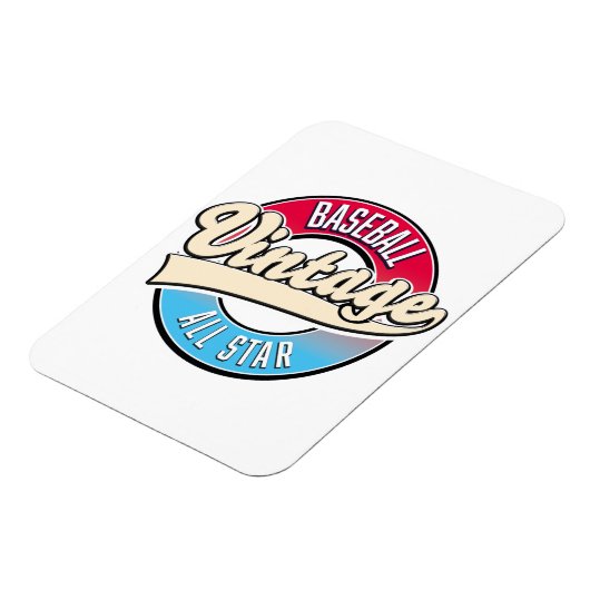 All Star Baseball-logo Magneet (Linkerzijde)