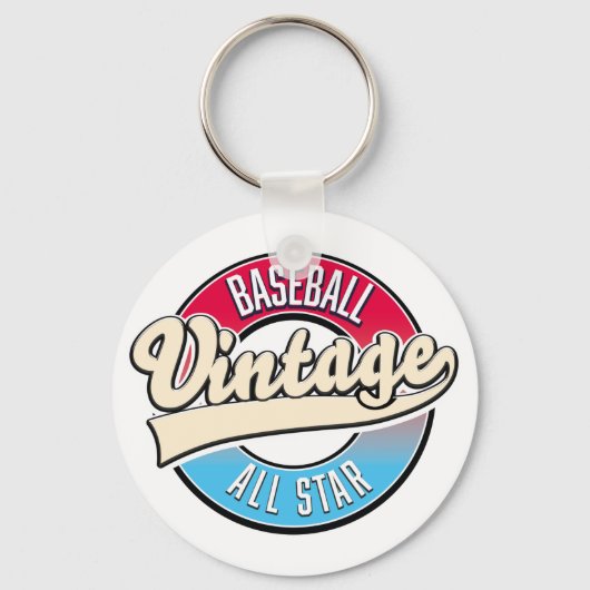 All Star Baseball-logo Sleutelhanger (Voorkant)