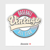 All Star Baseball logo Sticker (Vel)