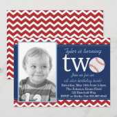 All-Star Baseball Uitnodiging (Voorkant / Achterkant)