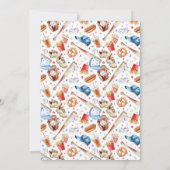 All-Star Baseball verjaardagsfeestje uitnodiging (Achterkant)