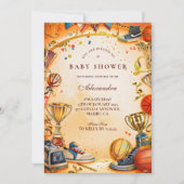 All Star Basketbal Baby Shower Kaart (Voorkant)
