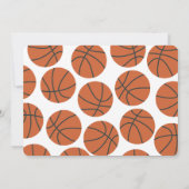 All-Star Basketball First Birthday Uitnodiging (Achterkant)
