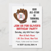 All-Star Birthday die de 1ste van een jongen draai Kaart (Voorkant)