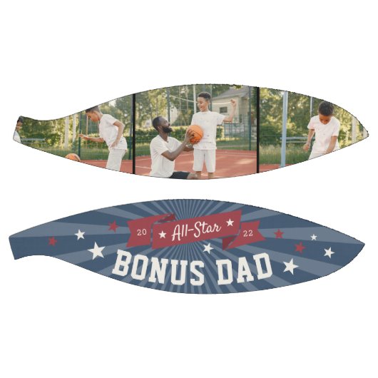 All-Star Bonus Pap Aangepaste Foto Stepdad Basketbal (Panelen)