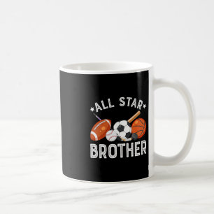 All Star Broer Van De Jarige Jonge Sketll Voetbal Koffiemok