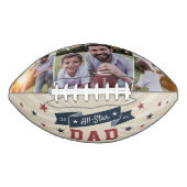 All Star Dad Custom Photo American Football (Voorkant)