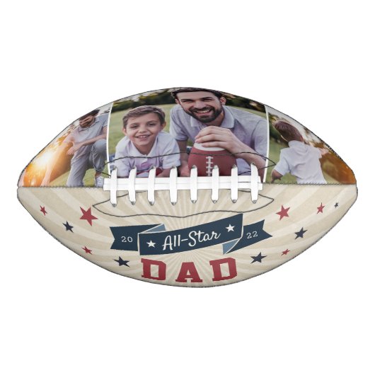 All Star Dad Custom Photo American Football (Voorkant)