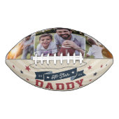 All Star Dad Custom Photo American Football (Voorkant)
