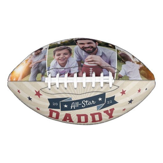 All Star Dad Custom Photo American Football (Voorkant)