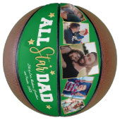 All-Star Dad Vaderdag Foto Basketbal (Verticaal)