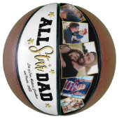 All-Star Dad Vaderdag Foto Basketbal (Verticaal)