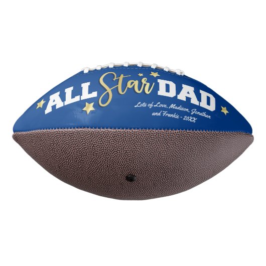 All-Star Dad Vaderdag Photo Blue American Football (Gedraaid 270)