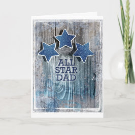 All Star Dad wenskaart Kaart
