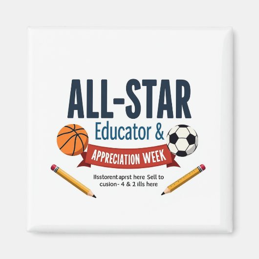 All-Star Educator Appreciation Magnet (Voorkant)
