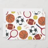 All-Star First Birthday Kaart (Achterkant)