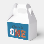 All-Star First Birthday Treat Box Bedankdoosjes (Voorkant Zijde)