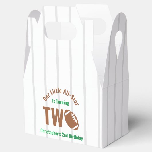 All-Star Football 2e verjaardag Bedankdoosjes (Geopend)
